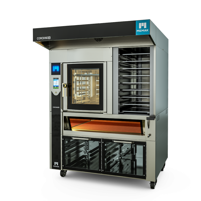 Memak Combinex Konveksiyonlu Fırın 6 Tepsili, Taş Tabanlı 4 Tepsili, Mayalama Kabinli, Elektrikli - 1