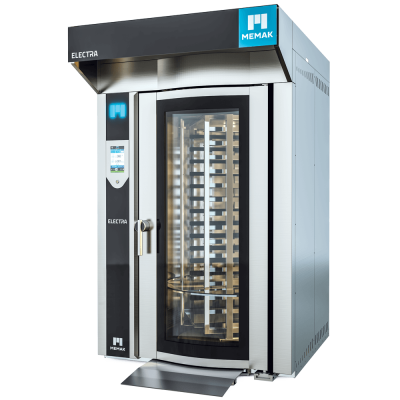 Memak Electra Döner Konveksiyonlu Fırın, 15 Tepsili Arabalı, Mayalama Kabinli, Gazlı - Memak