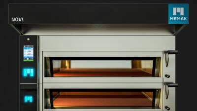 Memak Nova128-2 Taş Tabanlı Fırın, Buharlı, Mayalama Kabinli, 2 Katlı, 4+4=8 Tavalı 40x60 cm Kapasiteli, Elektrikli - 2