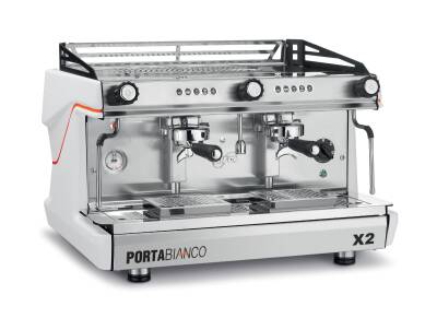 Portabianco X2 Espresso Makinesi, 2 Gruplu, Dozaj Ayarlı, Tall Cup - Portabianco