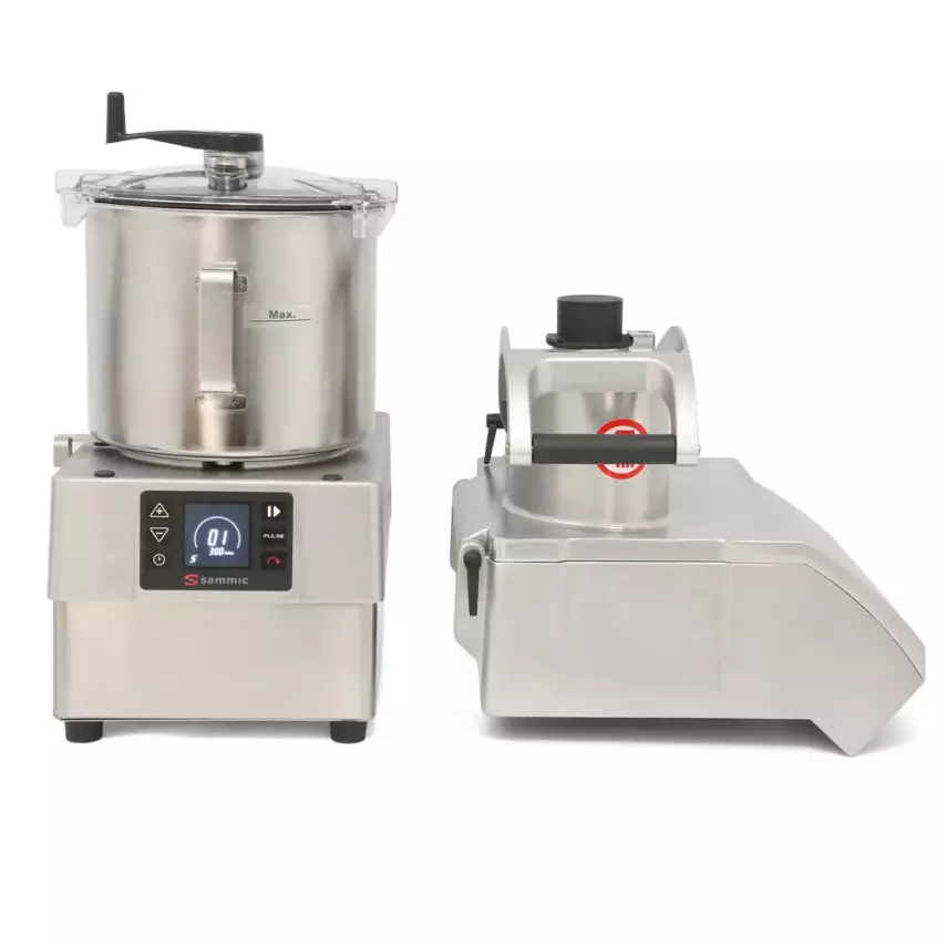 Sammic CK-38V Set Üstü Kombine Sebze Doğrama Makinesi, Hız Ayarlı, 1500 W, 450 Kg/h 8 lt, 1050808 - 1
