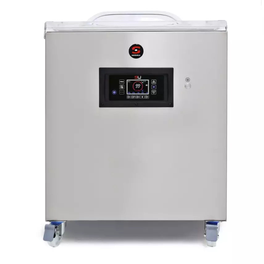 Sammic SU-606P+ Ayaklı Vakum Paketleme Makinesi - 63m³, 41+65 cm Kapatma Ağzı, Çift Çene, Bluetooth, Printer, Plus Ağız Kapama, 1140840 - 1