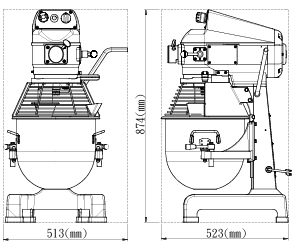 Spar Mixer SP-200A Planet Mikser 20 Litre - 2