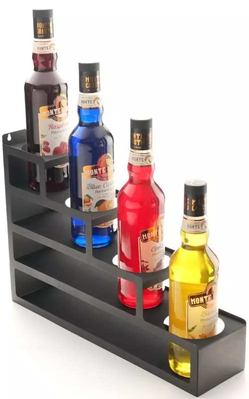 VNX ORG-22-B, 4 Bölmeli Tek Sıra Sos ve Şurupluk Standı - 1